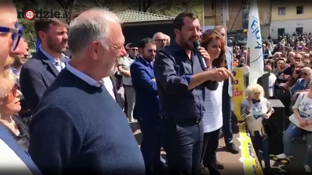 Matteo Salvini a Firenze " I miracoli lasciamoli ai Nardella e ai Renzi" | Notizie.it