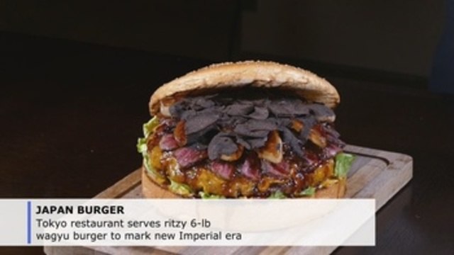 Tokyo restaurant serves ritzy 6-lb wagyu burger to mark new Imperial era