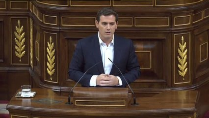 Tensión en el Congreso entre Rivera y un diputado de ERC