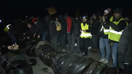 Cortes en la AP7 por las protestas horas antes del Consejo de Ministros