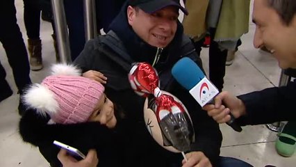 Lágrimas de alegría y abrazos eternos por Navidad