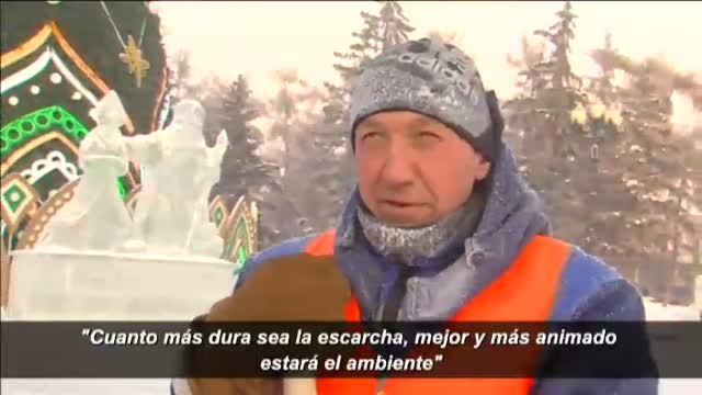 Siberia vive la Navidad a menos 32 grados