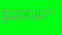 F.R.E.E [D.O.W.N.L.O.A.D] SEO Toolbook: Directory of Free Search Engine Optimization Tools by
