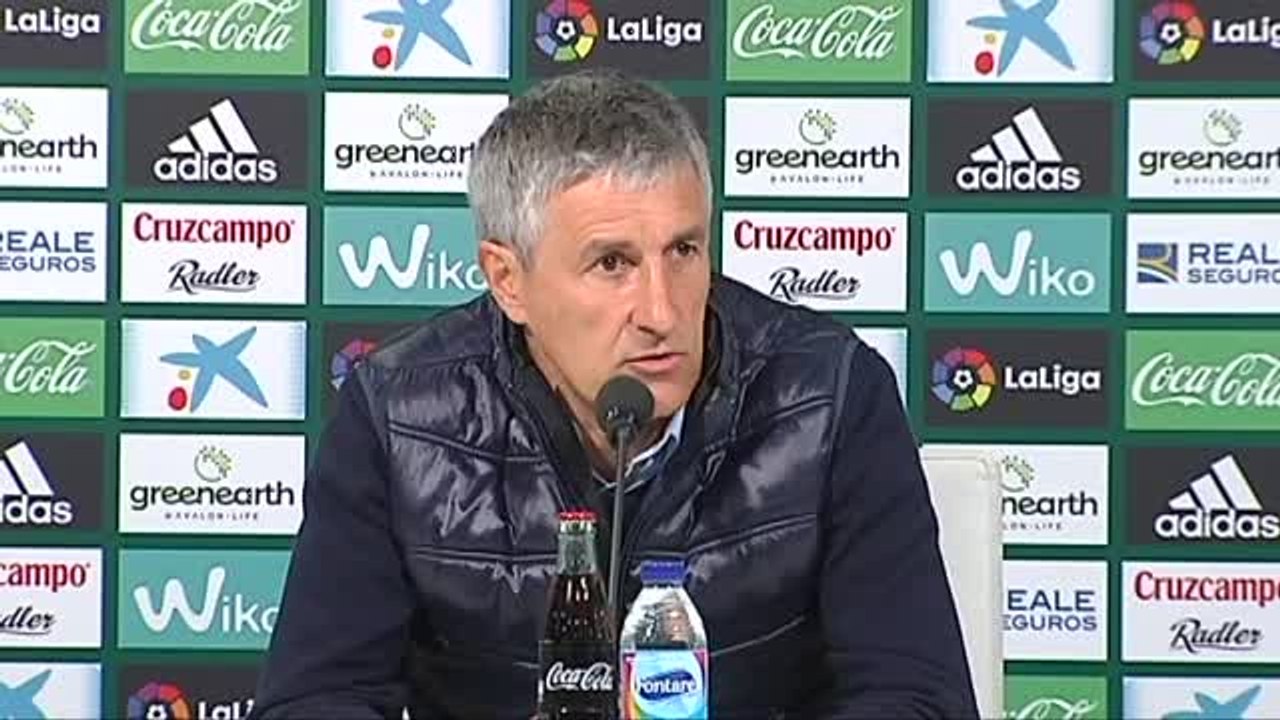 Setién: "Berizzo es un grandísimo entrenador y lo estaba haciendo francamente bien"