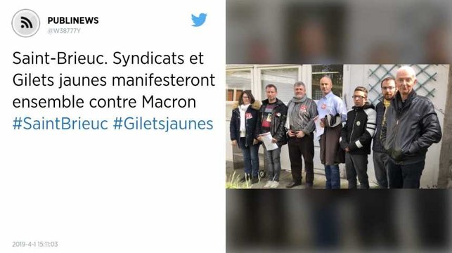 Saint-Brieuc. Syndicats et Gilets jaunes manifesteront ensemble contre Macron