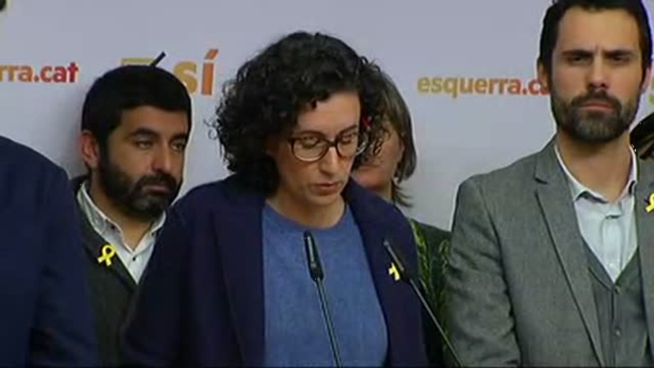 Marta Rovira: "Oriol Junqueras vuelve a estar en la cárcel porque le tienen miedo"