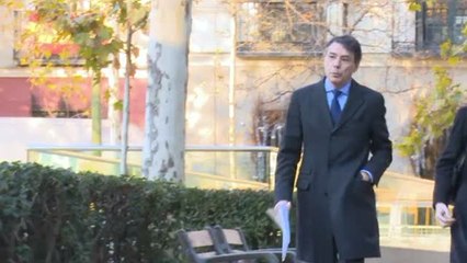 Ignacio González llega a la Audiencia Nacional para declarar en la causa de los &#039;papeles de Bárcenas&#039;