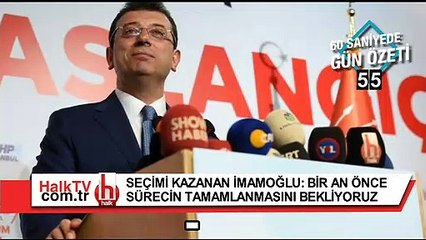 60 SANİYEDE GÜN ÖZETİ- 1 NİSAN 2019