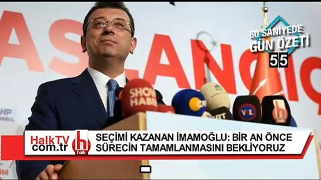 60 SANİYEDE GÜN ÖZETİ- 1 NİSAN 2019