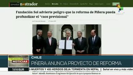 Exigen trabajadores chilenos No Más AFP; quieren repartos solidarios