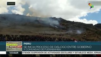 Perú: inician diálogo para buscar solución al conflicto en Fuerabamba