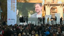 Junqueras entra en la campaña con un mensaje grabado desde prisión