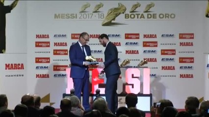 Messi recoge su quinta Bota de Oro