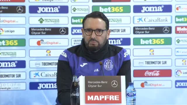 Bordalás, técnico del Getafe: No voy a valorar las declaraciones de mi presidente
