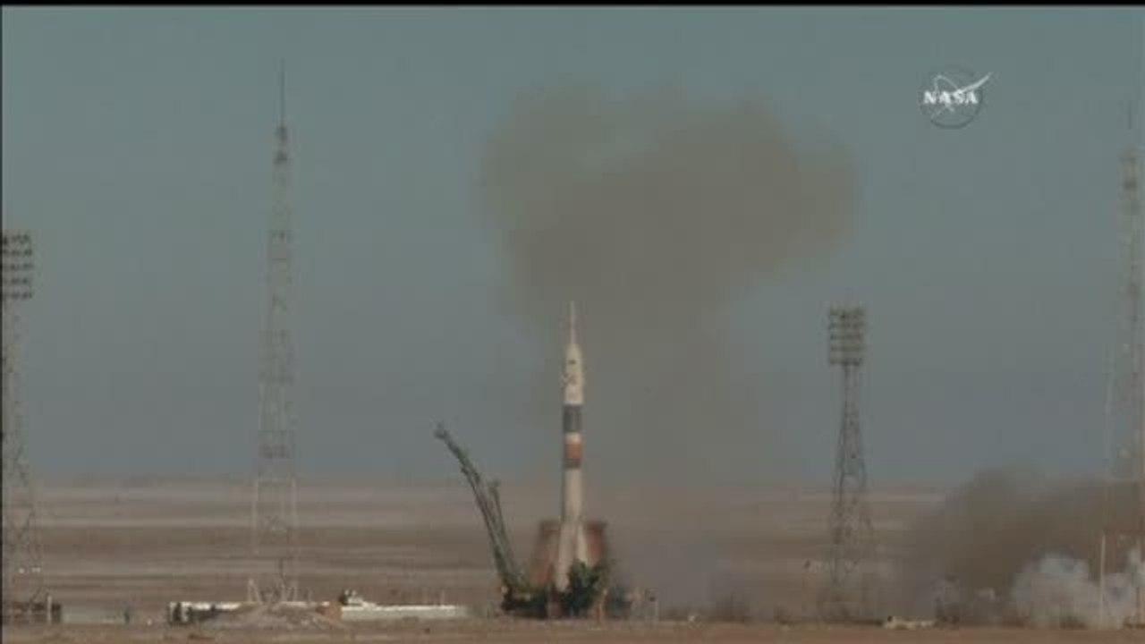La Soyuz despega con éxito rumbo a la Estación Espacial Internacional