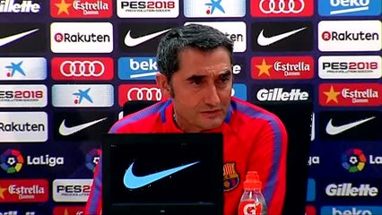 Valverde: "Dembelé estará listo para enero, otra cosa sería arriesgar"