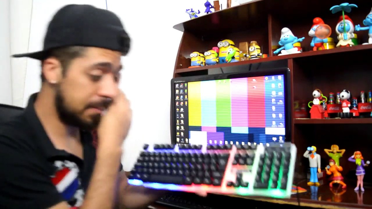 Unboxing + Explicacao do Teclado Gamer CHROMATIC GK-710 Preto 61364 FORTREK