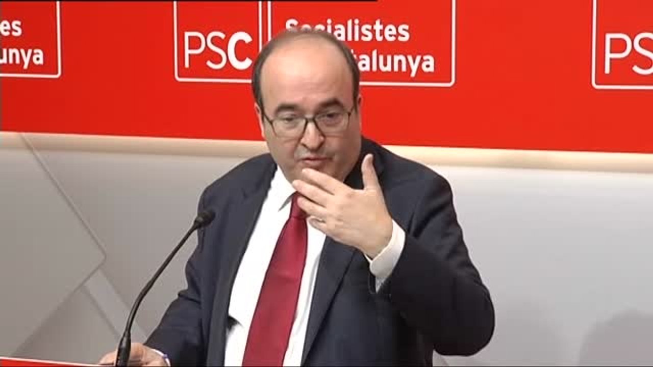 Iceta cree que no hay condiciones ni para el 155 ni para ilegalizar a ningún partido