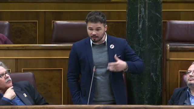 Rufián ofrece ayuda al Gobierno para intentar evitar que los tres jinetes del apocalipsis estén a las puertas de Moncloa