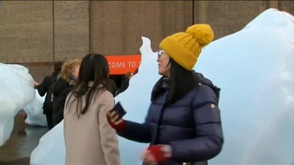 El deshielo de Groenlandia se instala en el centro de Londres