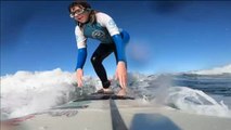 Esta joven invidente se convierte en la primera surfista española en participar en el Mundial de Surf Adaptado