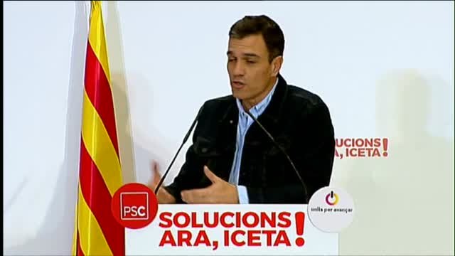 Sánchez asegura que con Iceta Cataluña será gobernada a ritmo de justicia social, diálogo y concordia
