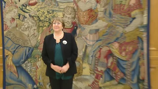 El Rey recibe en audiencia a Michelle Bachelet