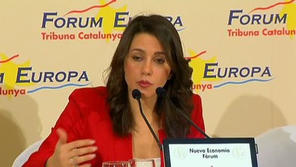 Arrimadas: "estar en una lista electoral y ser político no nos concede un carné de impunidad y de inmunidad"