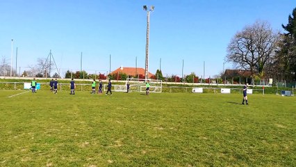 Echauffement U15 ELSY-VEYRAC 30 mars 2019