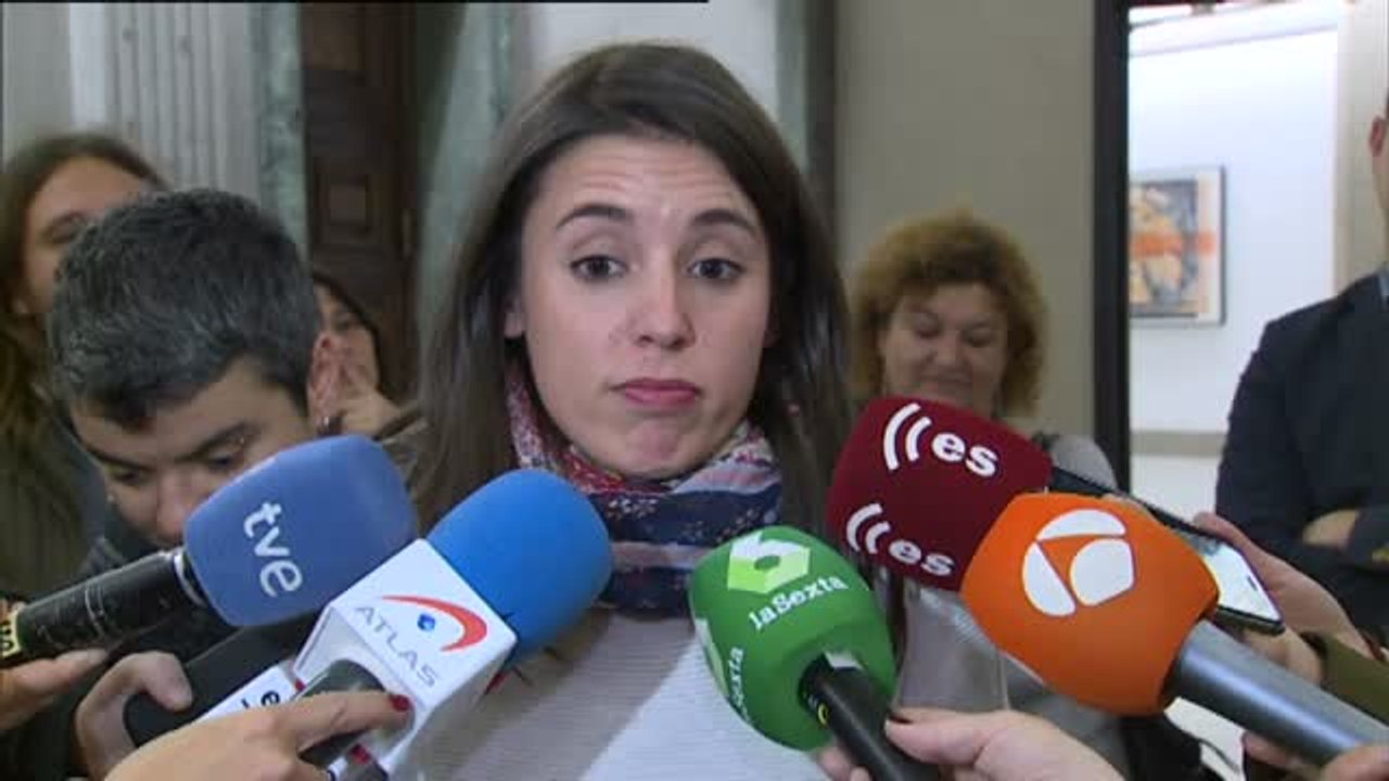Irene Montero asegura que las obras de Sijena "estaban en Aragón" y que "deben estar ahí"