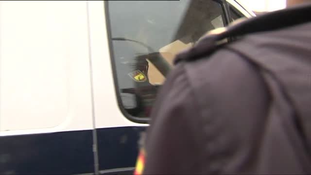 Los tres jugadores de la Arandina detenidos llegan al juzgado