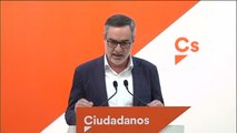 Ciudadanos culpa a Sánchez de poner a Cataluña al borde del enfrentamiento físico