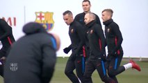 Rafinha vuelve a los entrenamientos con el Barça