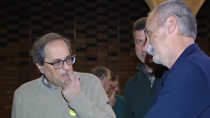 Torra inicia un ayuno de 48 horas y dormirá dos noches en el monasterio de Montserrat