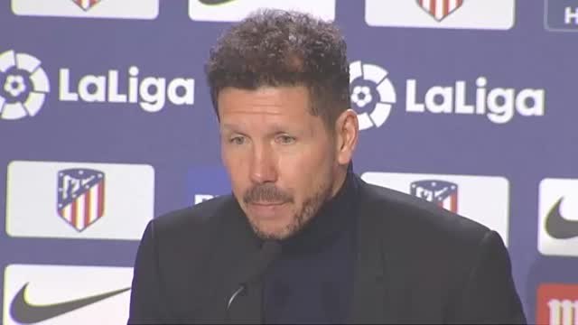 Simeone: Lo mejor de estos 400 partidos es que el Atlético tiene una identidad