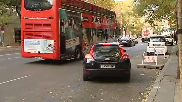 Prohibido aparcar en Madrid en mitad del puente