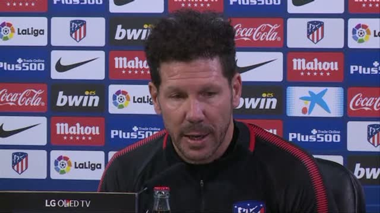 Simeone: "Ninguno de sus compañeros tiene la características de Griezmann"