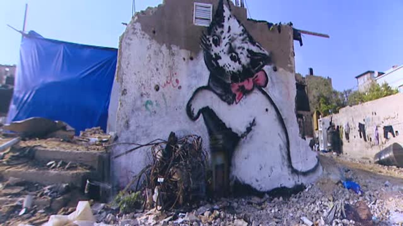 El polémico arte de Banksy llega a Madrid