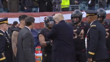 Primera aparición pública de Trump junto a su nuevo jefe del Estado Mayor Conjunto