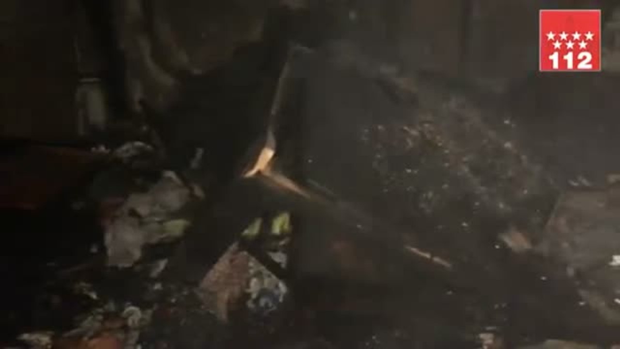 Cinco heridos leve en el incendio de un chalet de San Martín de la Vega