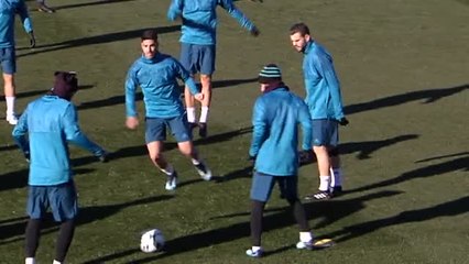 El Real Madrid se prepara para su encuentro contra el Dortmund