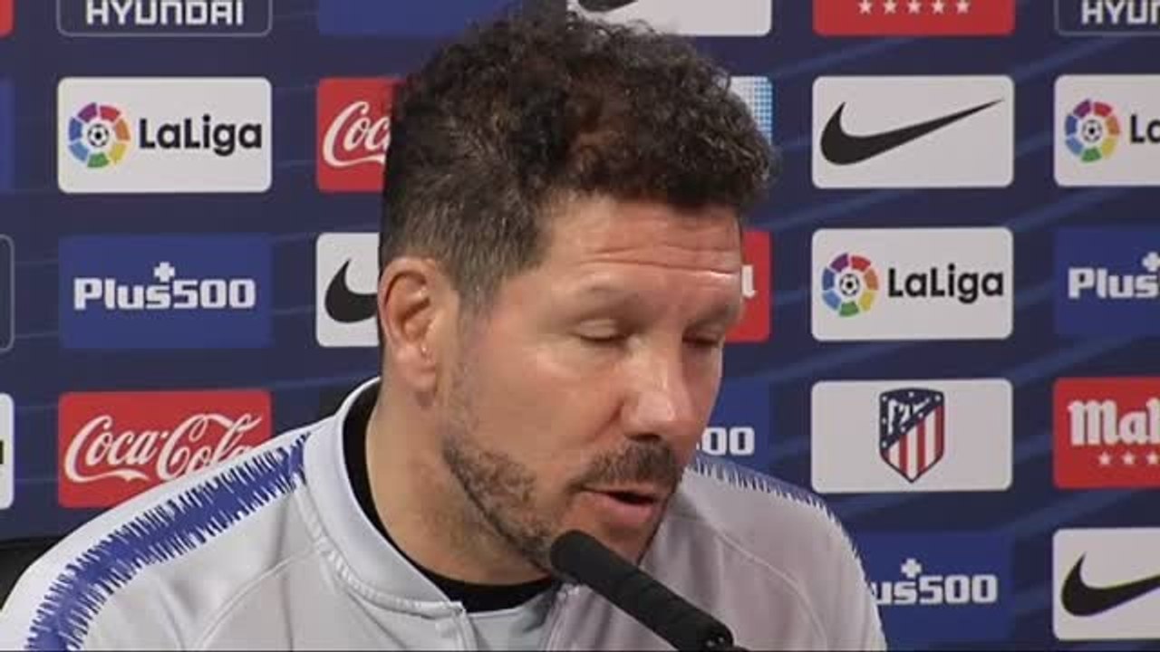 Simeone sobre Maxi Gómez: "Sería una falta de respeto hablar de un jugador que no está con nosotros"