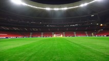 El Atlético - Barcelona estrenará el sábado el nuevo césped del Metropolitano