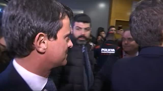 Escrache independentista en un acto de Ciudadanos en el Liceu de Barcelona