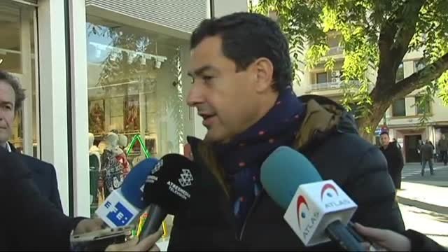 Juanma Moreno califica de show mediático la huelga de hambre de Sánchez y Turull