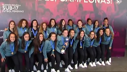 Rubiales recibe a la &#039;Rojita&#039; sub 17