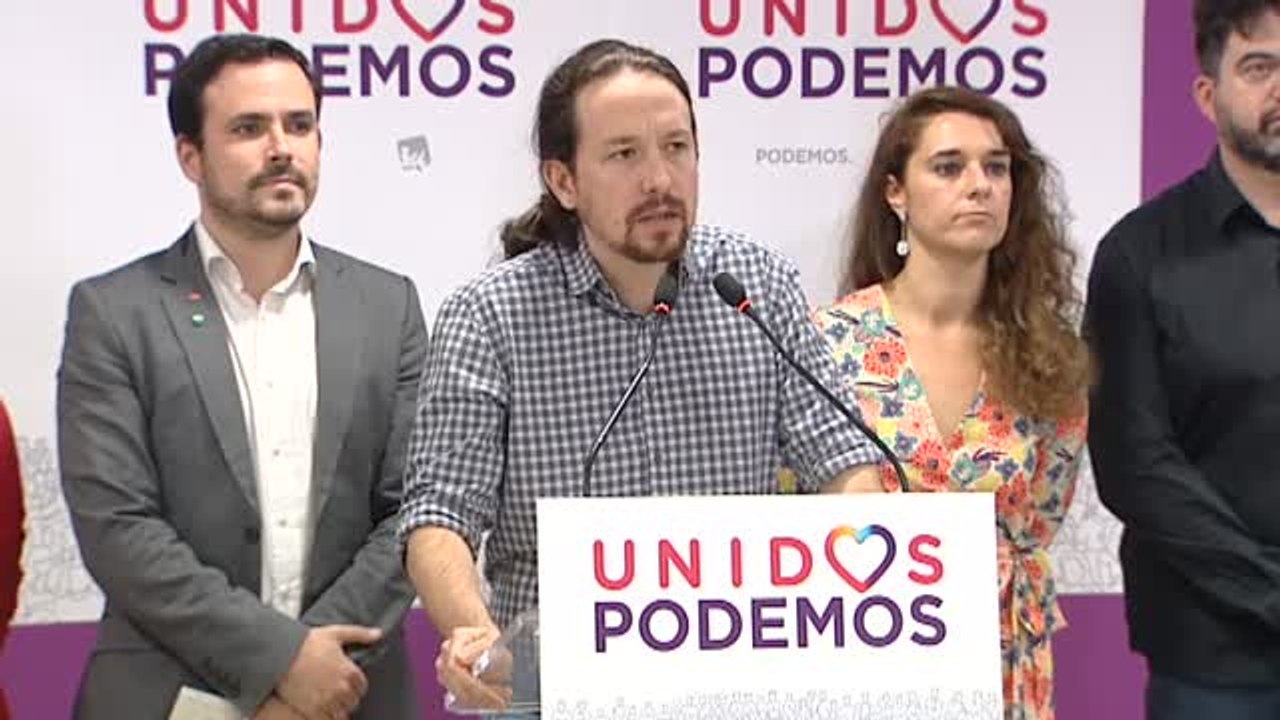 Iglesias llama a todos los demócratas a ponerse de acuerdo "para proteger nuestra democracia"