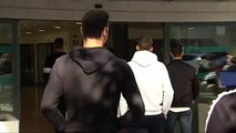 Los jugadores del Sevilla visitan a Berizzo en el hospital