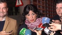 Teresa Rodríguez, en su llegada a la sede de Adelante Andalucía: 