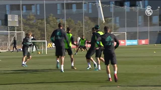 El Real Madrid prepara su partido contra el Athletic de Bilbao